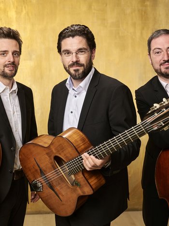 Link zur Veranstaltung Virtuose Saiten - moderner Gypsy Swing mit Weltformat am 17.11.2025